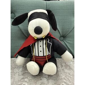 Dracula Masked Snoopy 6" Plush Stuffed Peanuts Collectible Cape Vampire Gift